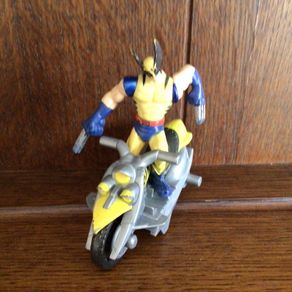 small wolverine figure w/ bike