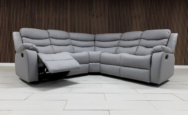 Corner Sofa Roma recliners available in different colors