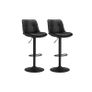 Bar Stools Set of 2 with Backrest Image 2