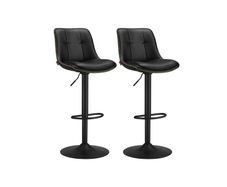 Bar Stools Set of 2 with Backrest