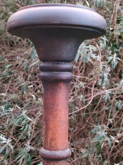 3 Foot 19th Century Mahogany Candle Stick