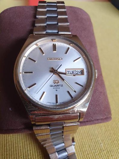 Vintage Seiko SQ 4004 dual tone