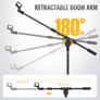Microphone Stand - Tripod Boom Mic Stand with Carrying Bag (Tripod) Image 3