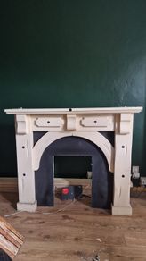 Wooden Fireplace Mantel