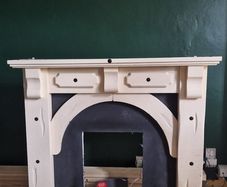 Wooden Fireplace Mantel