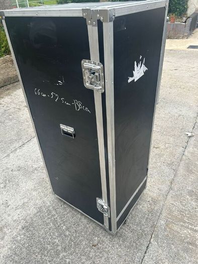 Large flight cases with wheels and handles