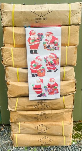 144 Christmas Decoration Sheets - 1 Meter Long Pack - Job Lot
