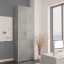 Office Cabinet Concrete Grey 60x32x190 cm Chipboard Image 2