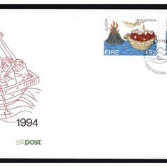 1994 Ireland Europa: St Brenda's Voyage Commemorative Stamps An Post First Day Cover (FDC)