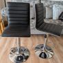 Tall Black Chairs Image 2