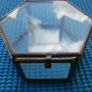 Vintage Brass Glass Box Image 3