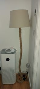 Floor rope rustic lamp