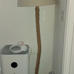 Floor rope rustic lamp