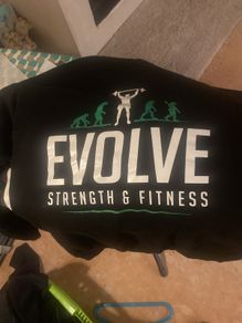 Evolve Gym hoodie and T-shirt