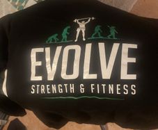 Evolve Gym hoodie and T-shirt