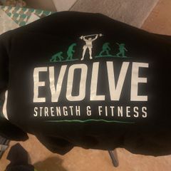 Evolve Gym hoodie and T-shirt