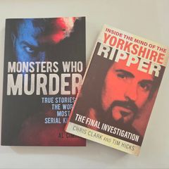 True Crime Books: 1) Yorkshire Ripper and 2) Monsters Who Murder