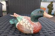 Vintage Hand-carved and Painted Wooden Duck