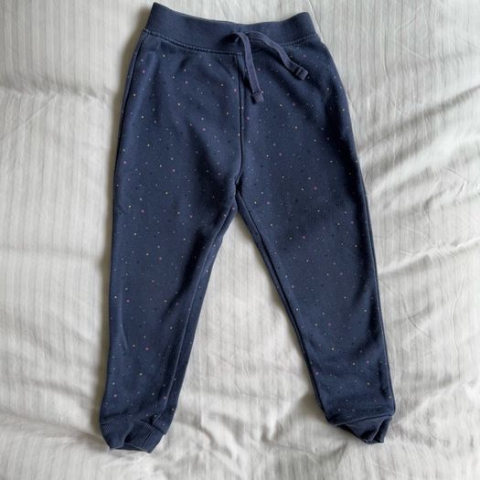 Navy spotted joggers