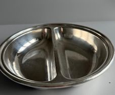 Vintage Gladwin Sheffield "Embassy" Divided Silver-Plated Serving Dish