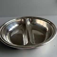 Vintage Gladwin Sheffield "Embassy" Divided Silver-Plated Serving Dish