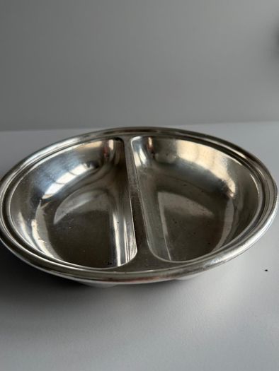 Vintage Gladwin Sheffield "Embassy" Divided Silver-Plated Serving Dish