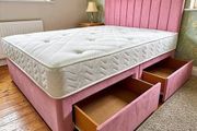 Double bed and mattress