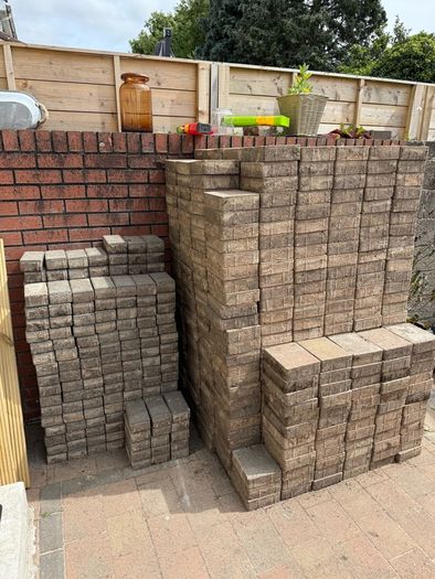Concrete Block Paving Cobbles for Collection
