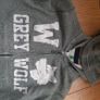 Boys Benetton hoodie Grey Wolf size 7-8 years Image 2