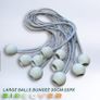 Large white bungee ball ties,30cm ( 30 pk ) Image 7