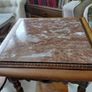 Antique French cherrywood two tier table Image 2