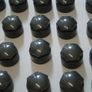 Genuine Audi Wheel Bolt Nut Covers Grey Metallic Painted 4M0 601 173 D X 20 New Image 3
