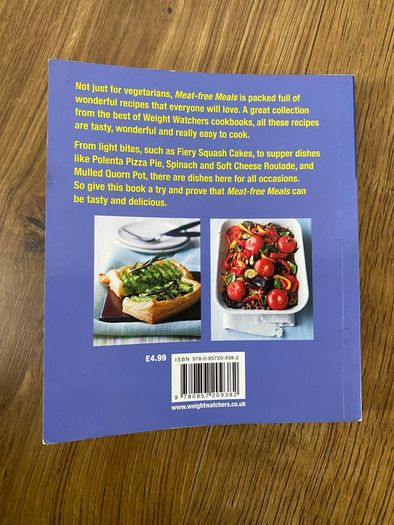 Weight Watchers Mini Series Meat-free Meals Recipe Book