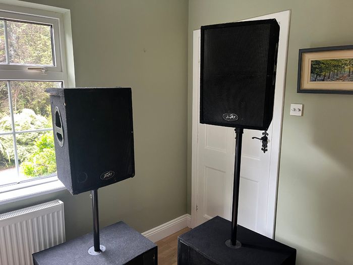Peavey PA System - Mixing Desk, Amp, Tops and Subs