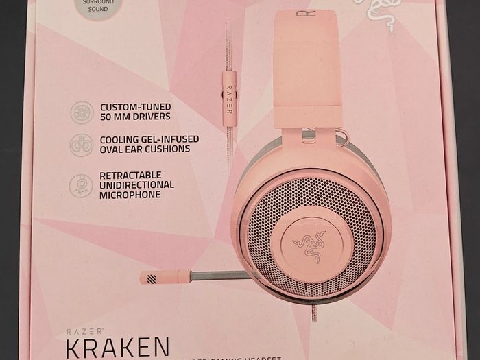 Razer Kraken Wired Gaming Headset with Kitty Ears