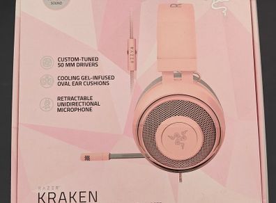 Razer Kraken Wired Gaming Headset with Kitty Ears