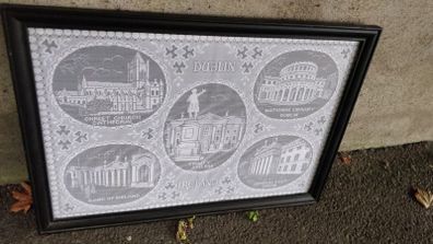 Original Dublin Buildings Pic in Lace