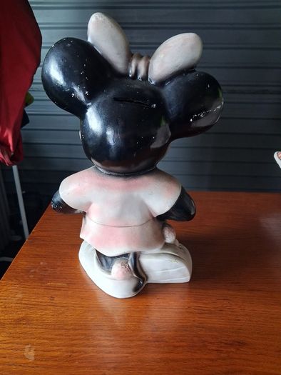 Porcelain minnie mouse savings bank