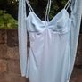 Blue embellished mini dress Image 5