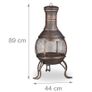 Removable  Fireplace Patio stove with mesh door Image 4