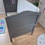 Cot Bed with Mattress (Grey or White) Image 8