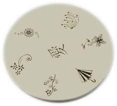 5 nail stamping plates lot - Used