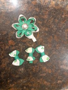 Hair accessories for St Patrick's Day