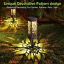Solar Lights Outdoor, 6 Pack Garden Lights Solar Powered with Warm White LED Lights, Waterproof Solar Ornament Lights for Patio, Yard, Pathway Image 2