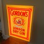 Vintage Gordon's London Dry Gin Illuminated Sign Image 3