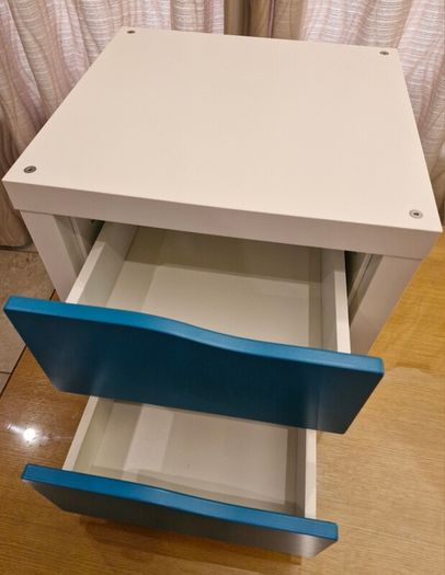 IKEA Kallax cube with drawers