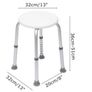 BRAND NEW Non-slip Bath Chair 7 Gears Height Adjustable Elderly Bath Tub Shower Chair Bench Image 3