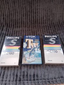 Vhs Cassette  Tapes   X 3
