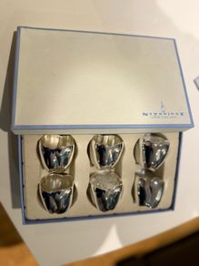 Tulip Napkin holders set 6 Newbridge Silver BNWB
