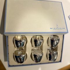 Tulip Napkin holders set 6 Newbridge Silver BNWB